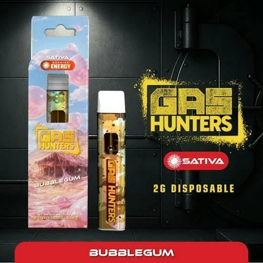 GAS HUNTERS | 2G DISPOSABLE | BUBBLEGUM cannabis product
