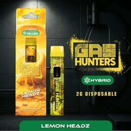 GAS HUNTERS | 2G DISPOSABLE | LEMON HEADZ cannabis product