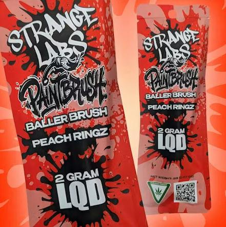 STRANGE LABS | 2G LQD PAINTBRUSHT | PEACH RINGZ