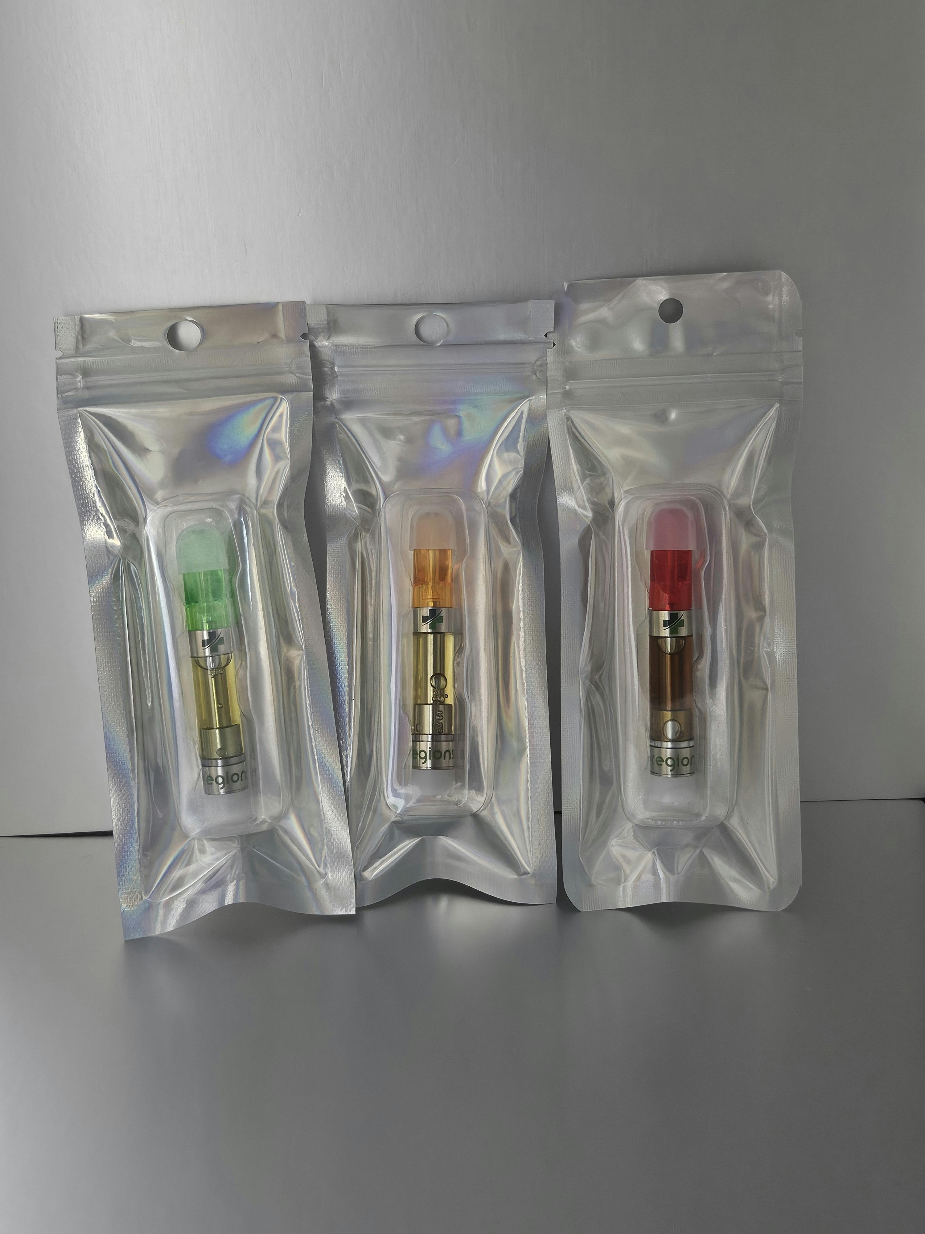 Regions Extracts Cartridge Pina Colada Flavored Distillate 1G cannabis product