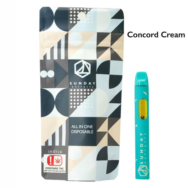 2g All In One - Live Resin - Concord Cream