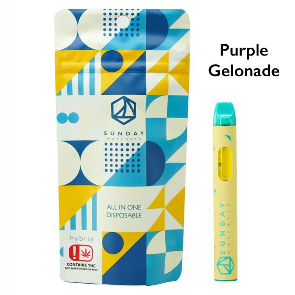 SUNDAY 2g All In One - Live Resin - Purple Gelonade