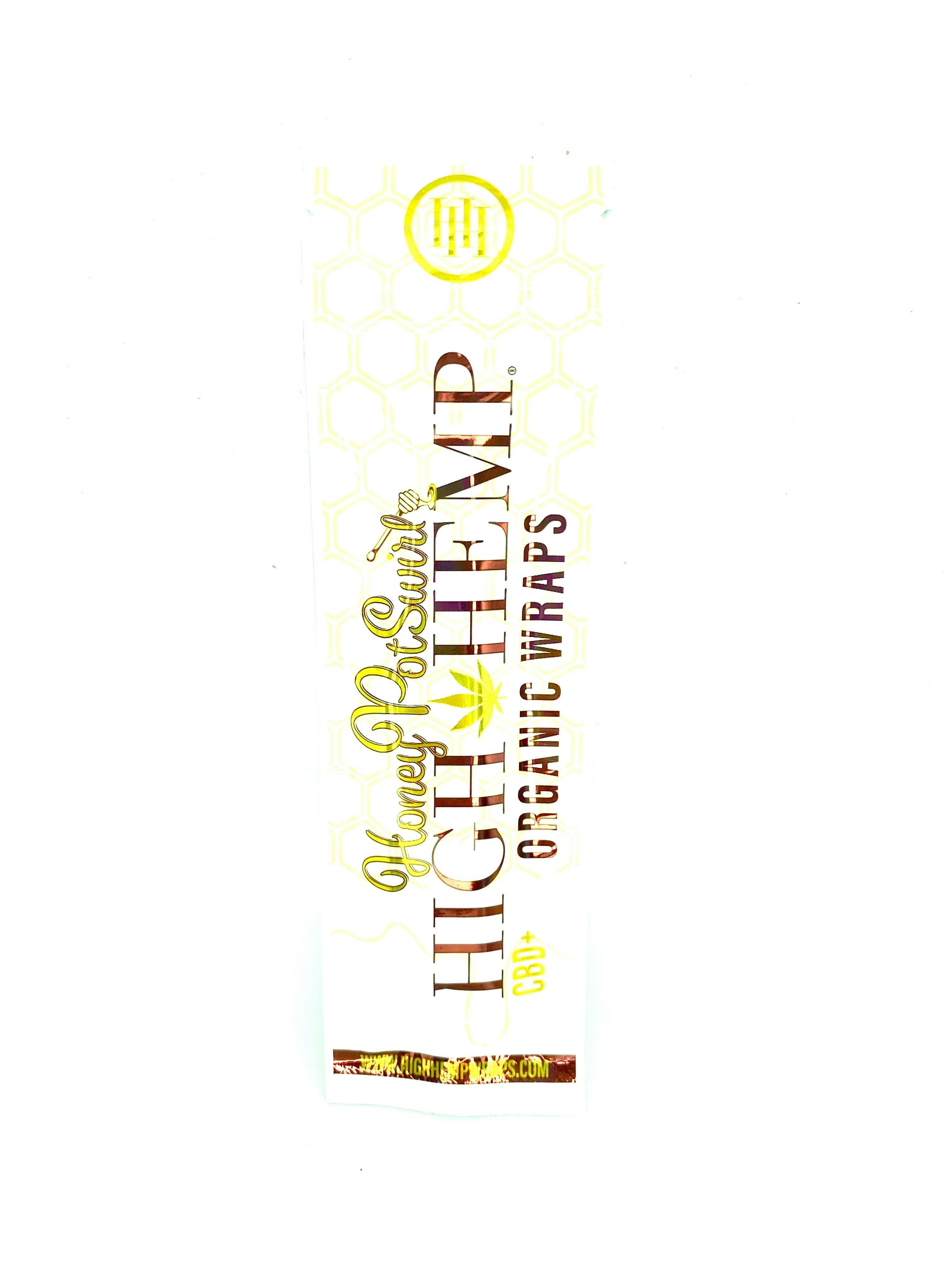 High Hemp - Honeypot Swirl - Organic Hemp Wraps - 2pk