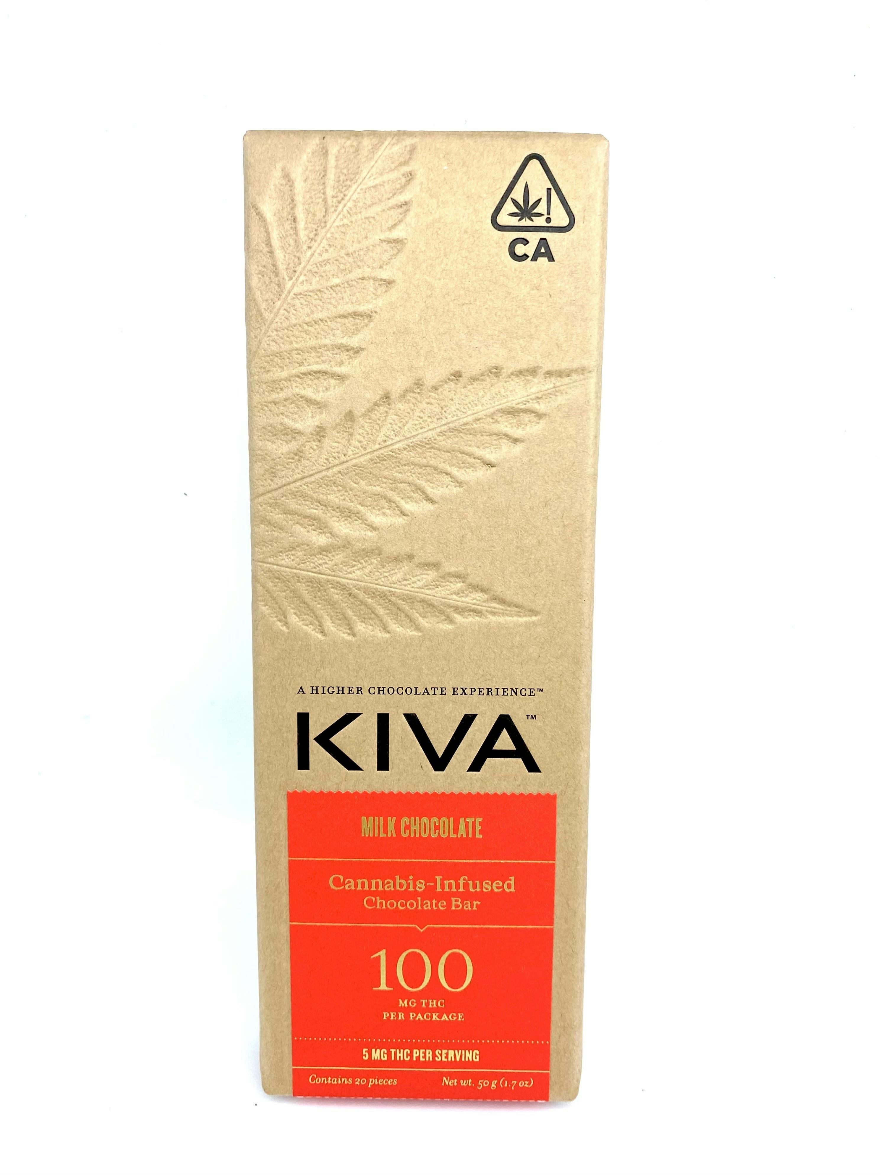 KIVA - BAR - MILK CHOCOLATE