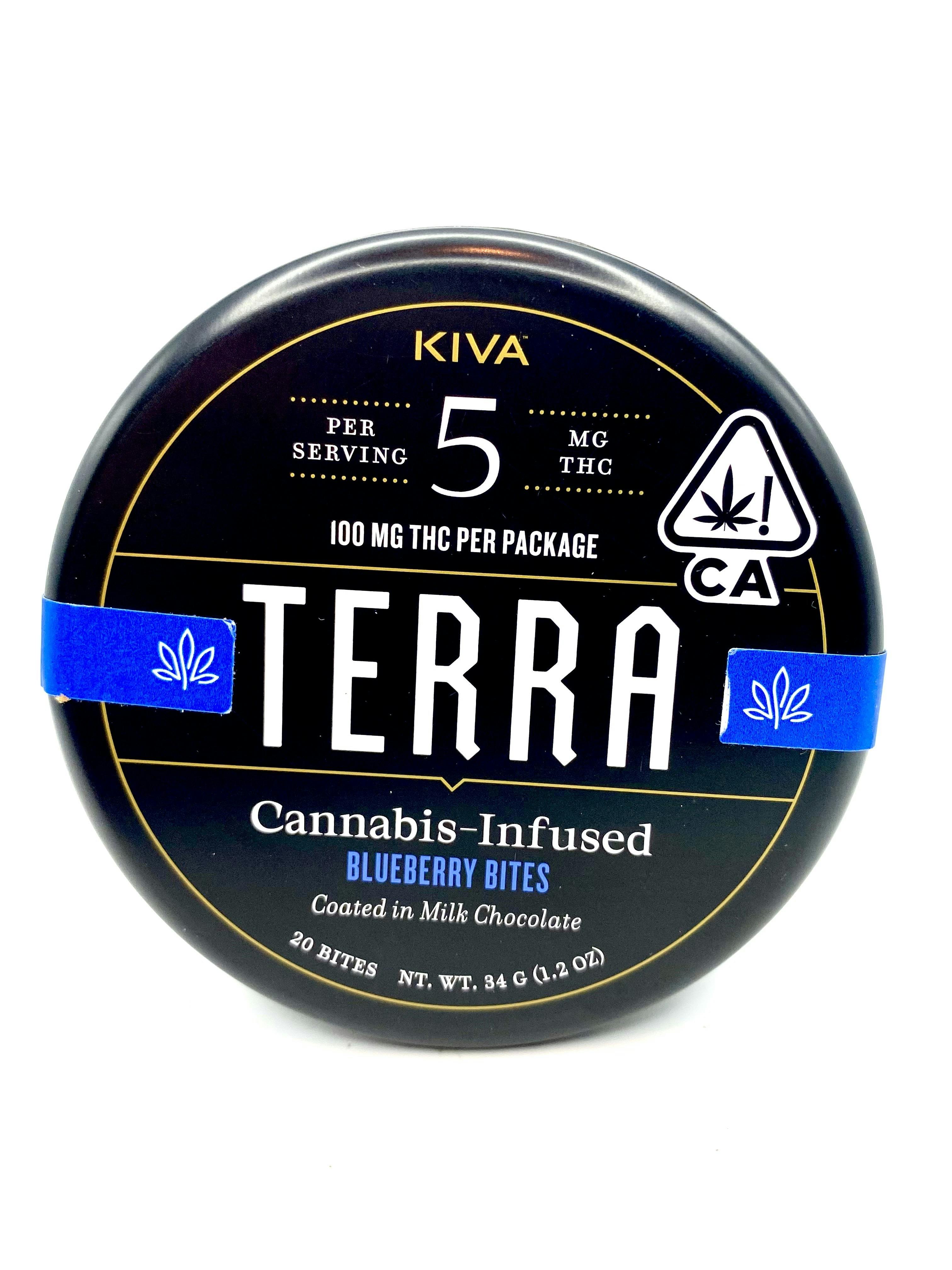 KIVA - TERRA — Bites - Milk Blueberries
