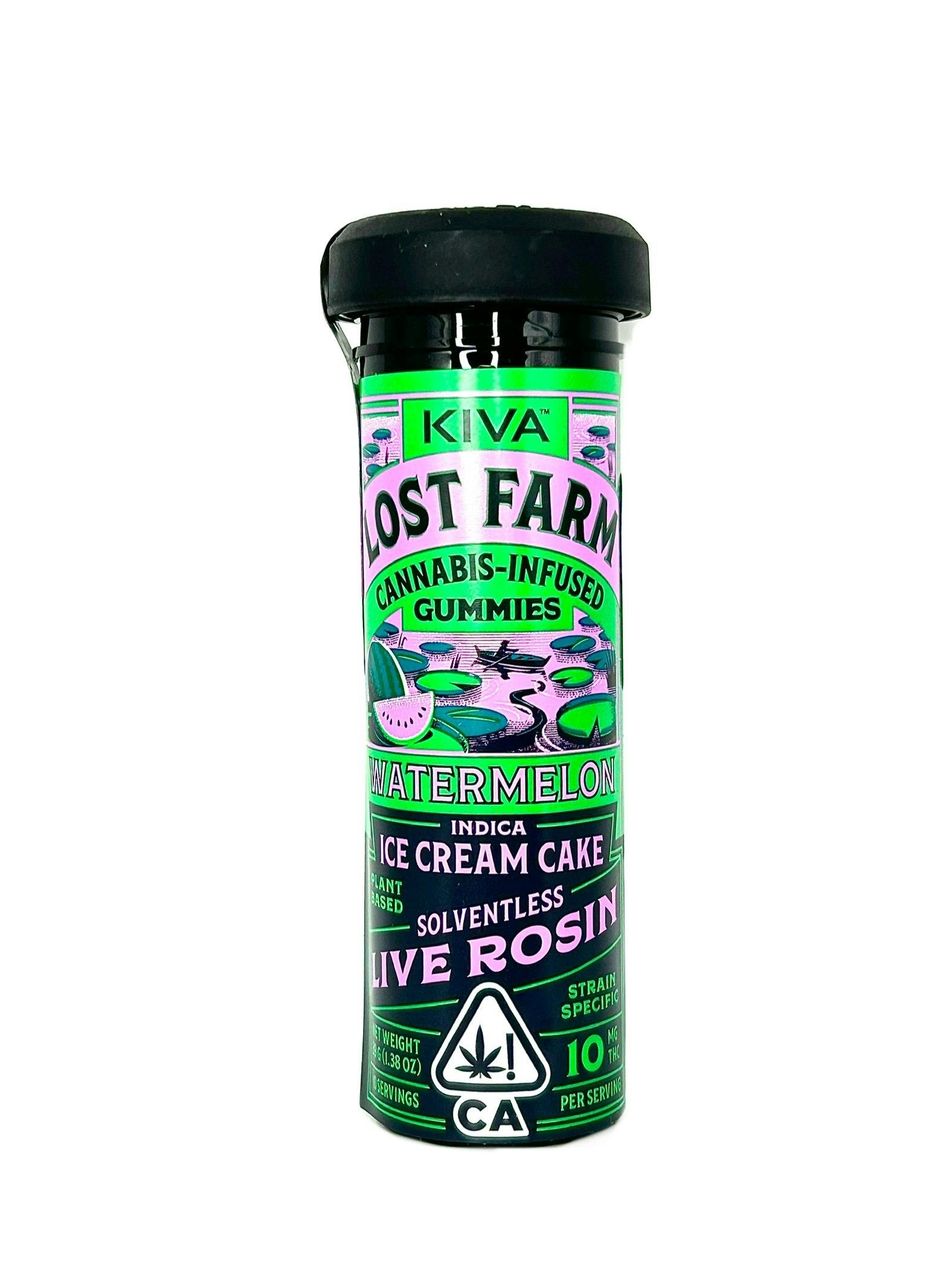Gummies - Watermelon x Ice Cream Rosin - 100mg, SOLVENTLESS LIVE ROSIN!