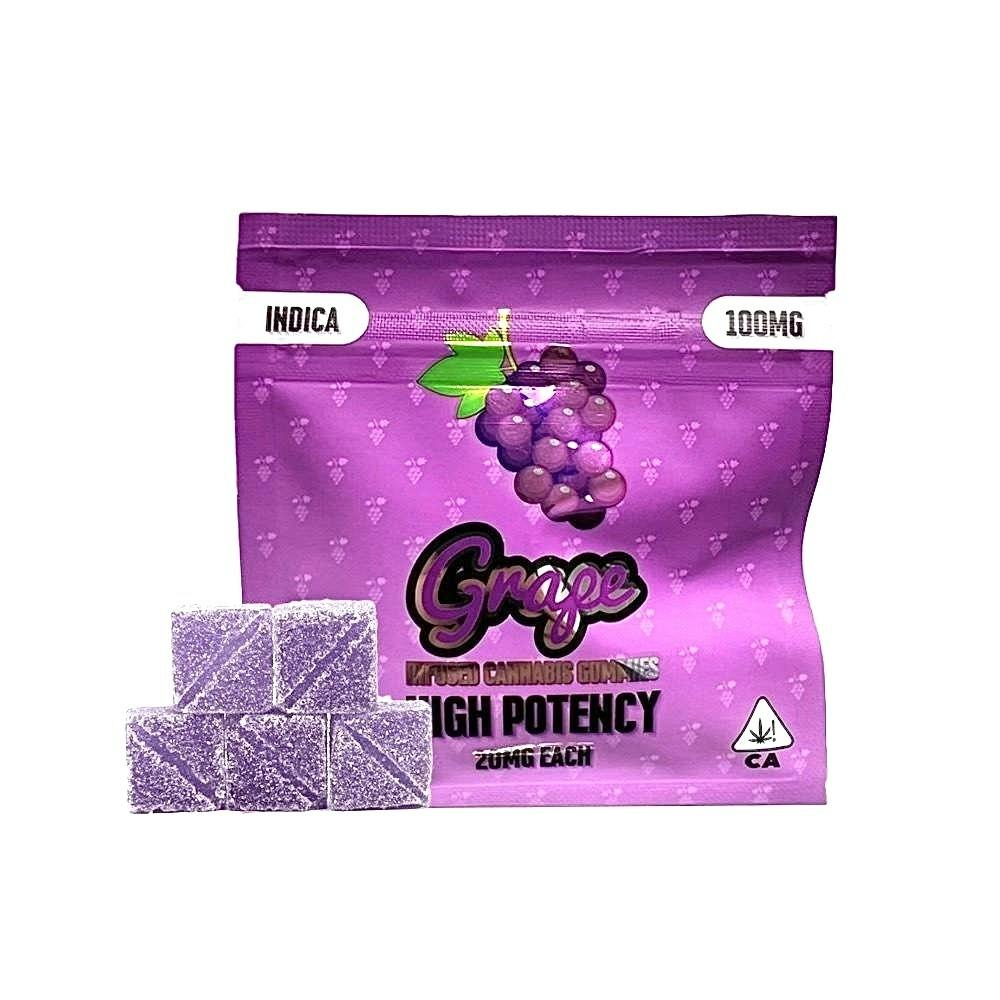 Gummies - Grape - 5pk x 20mg - 100mg