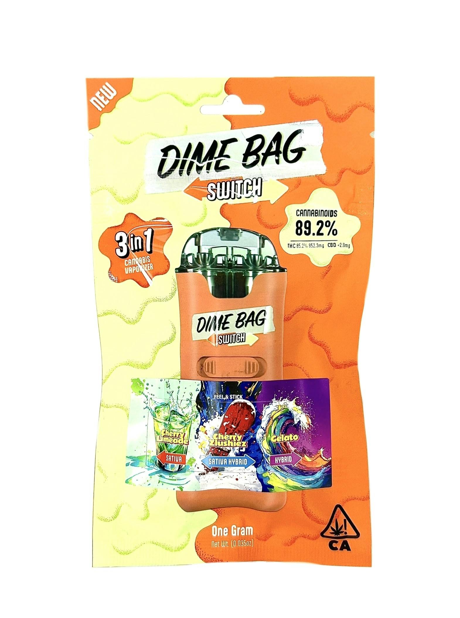 Dime Bag Vape - Switch - Cherry Limeade x Gelato - All In One - 1g