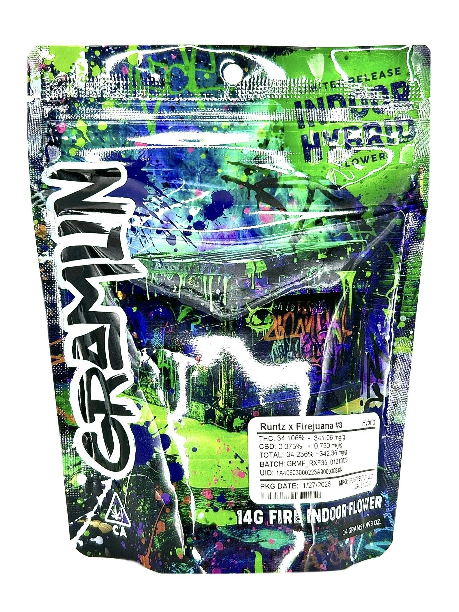 Gramlin - Runtz X Firejuana #3 - , !