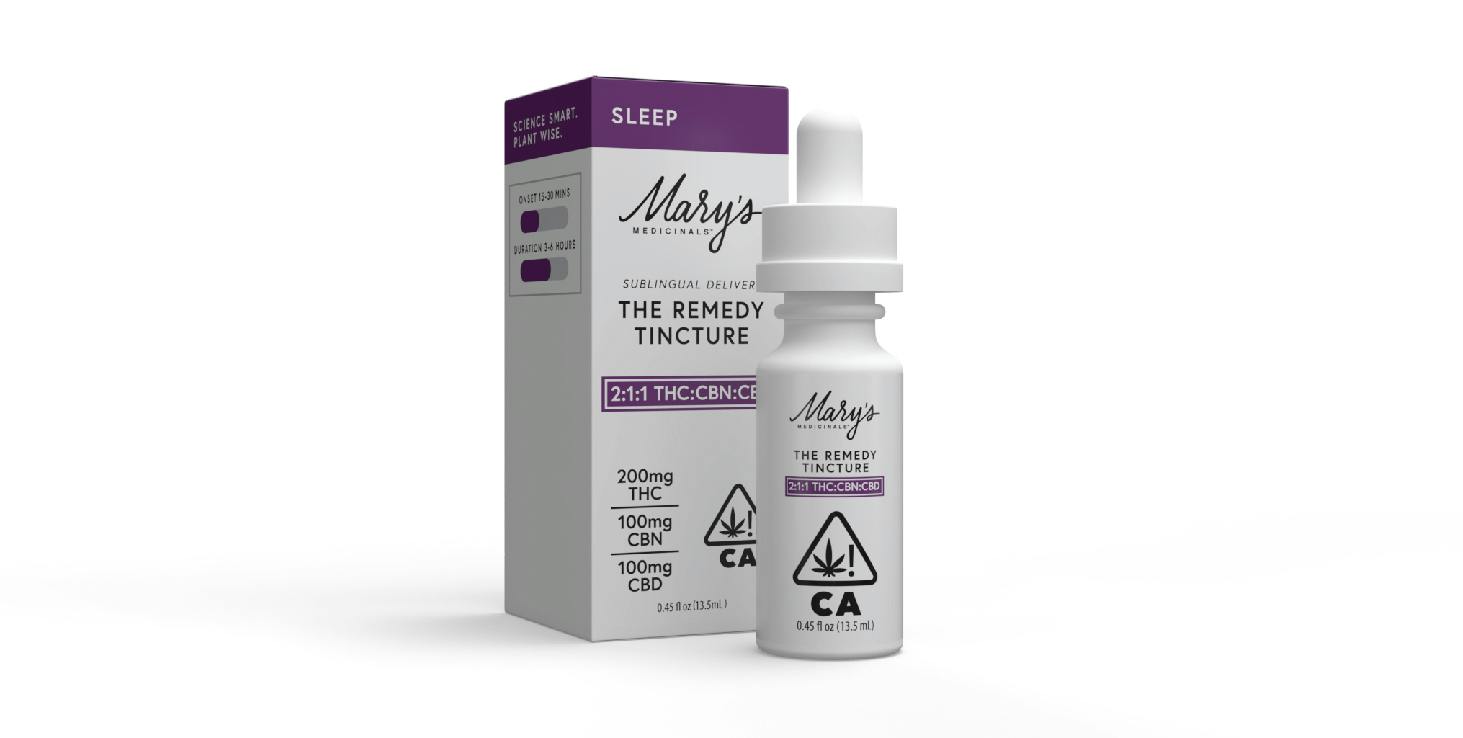 Mary’s Medicinals - The Remedy Tincture - Sleep - 200mg THC : 100mg CBN : 100mg CBD