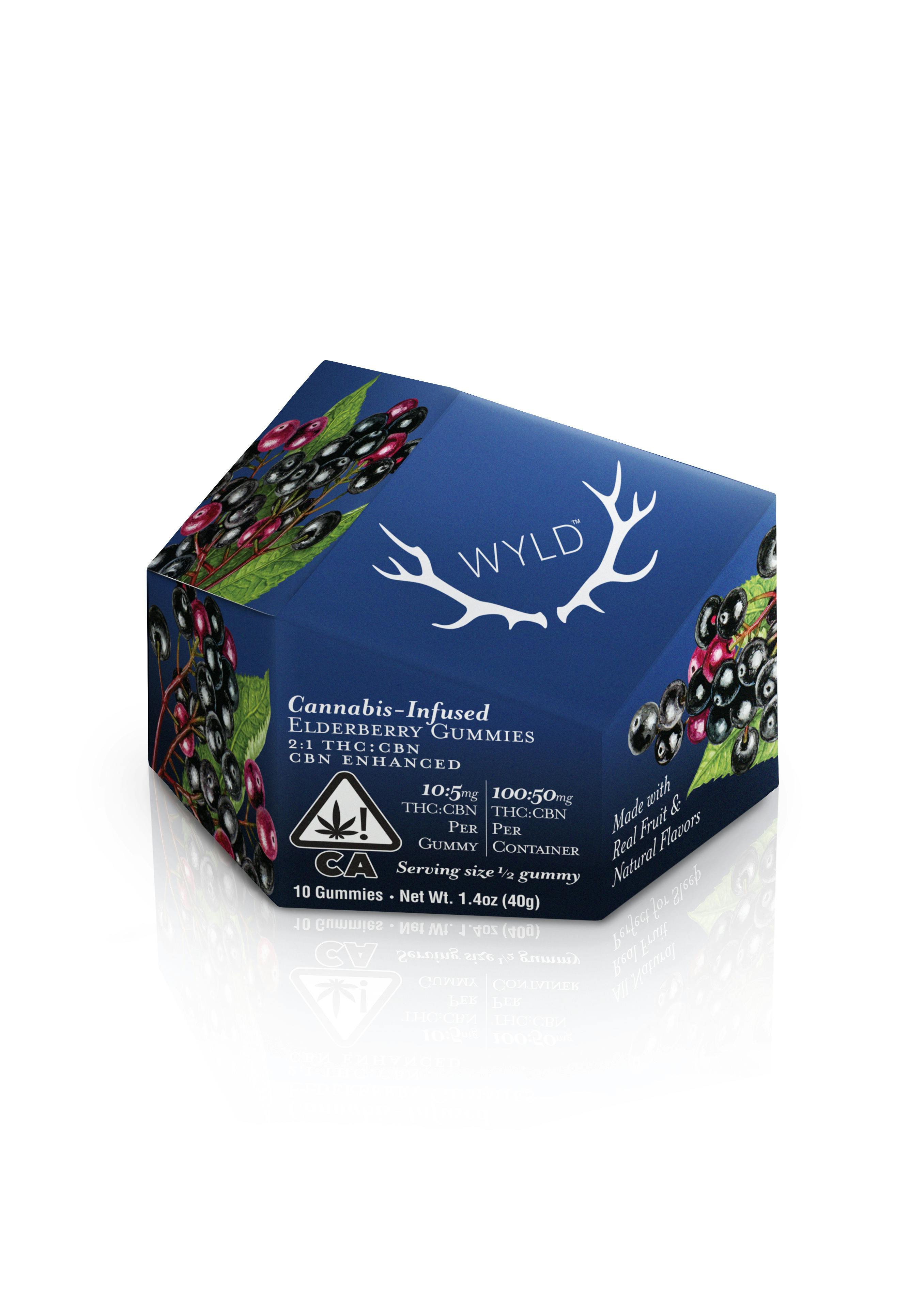 WYLD - Elderberry Gummies 2:1 THC:CBN - 150mg