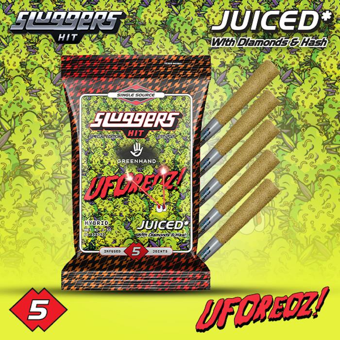 Sluggers - UFOreoz! - 5pk x 0.7g = 3.5g, DIAMONDS & HASH INFUSED!