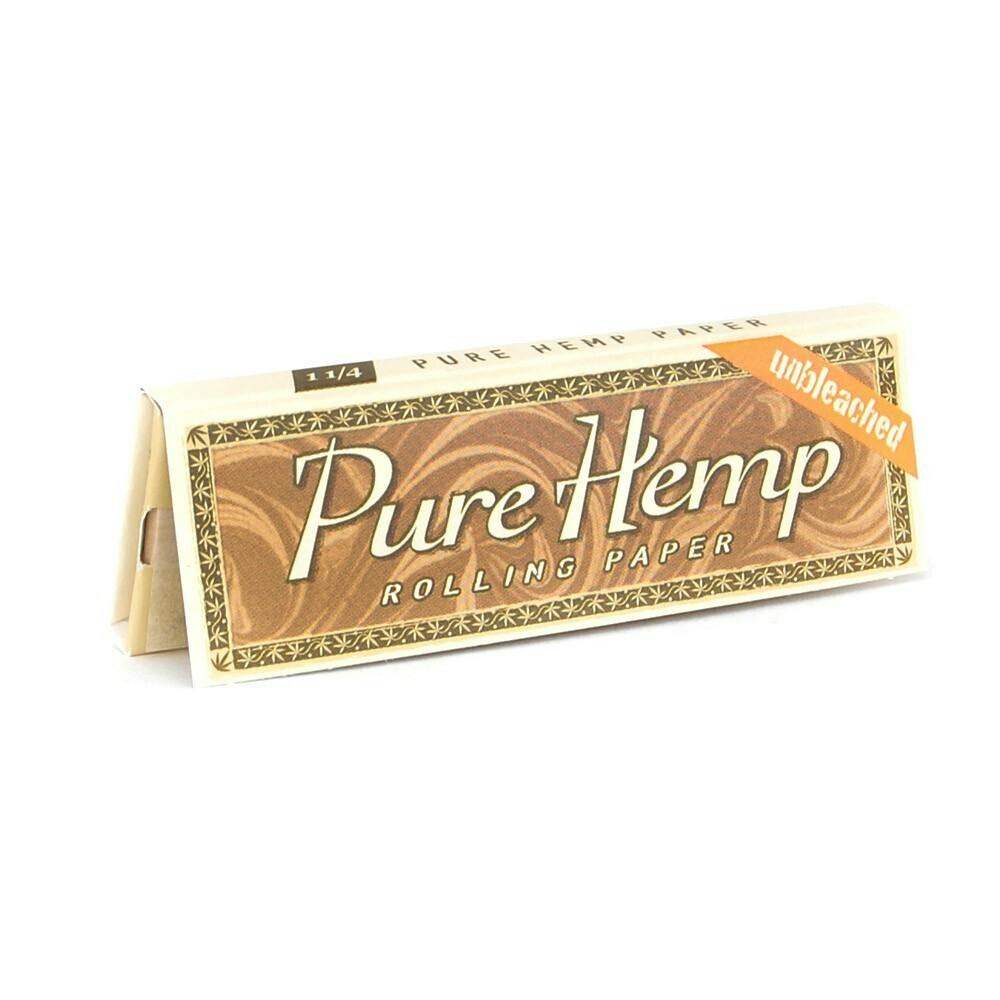 Pure Hemp Unbleached 1 1/4 Rolling Papers