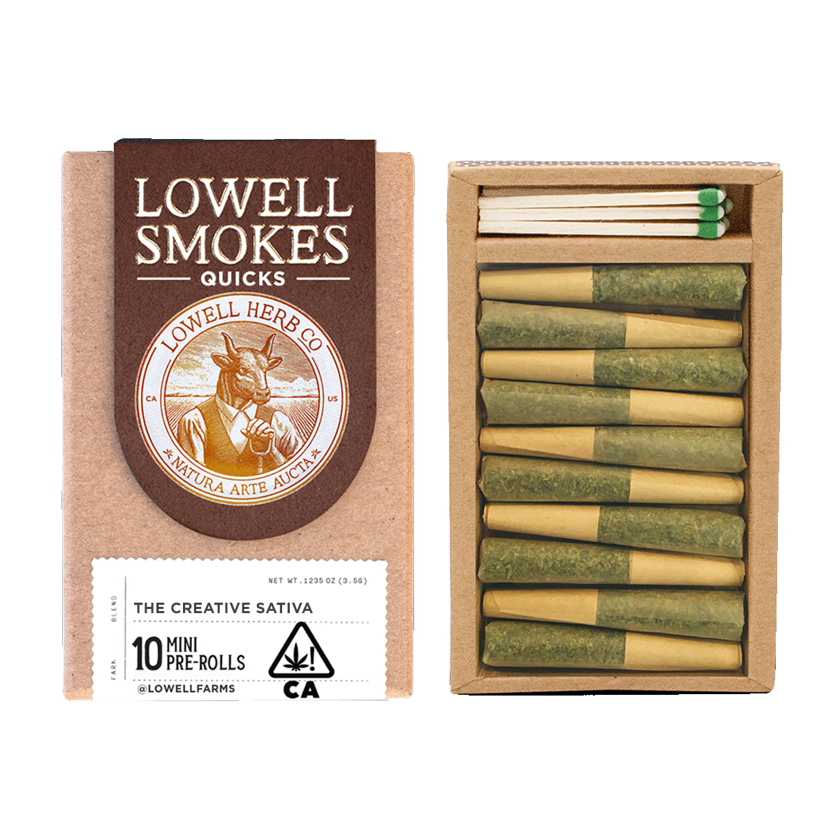 The Creative Sativa Quicks Preroll 10-Pack (S) - 3.5 items