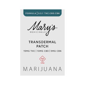 Transdermal Formula 3:2:1 Patch (15mg)
