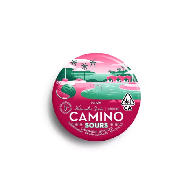 Kiva Confections — Camino Sour Watermelon Spritz Uplifting