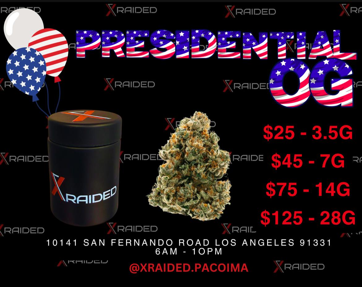 XRAIDED PRESIDENTIAL OG 7G