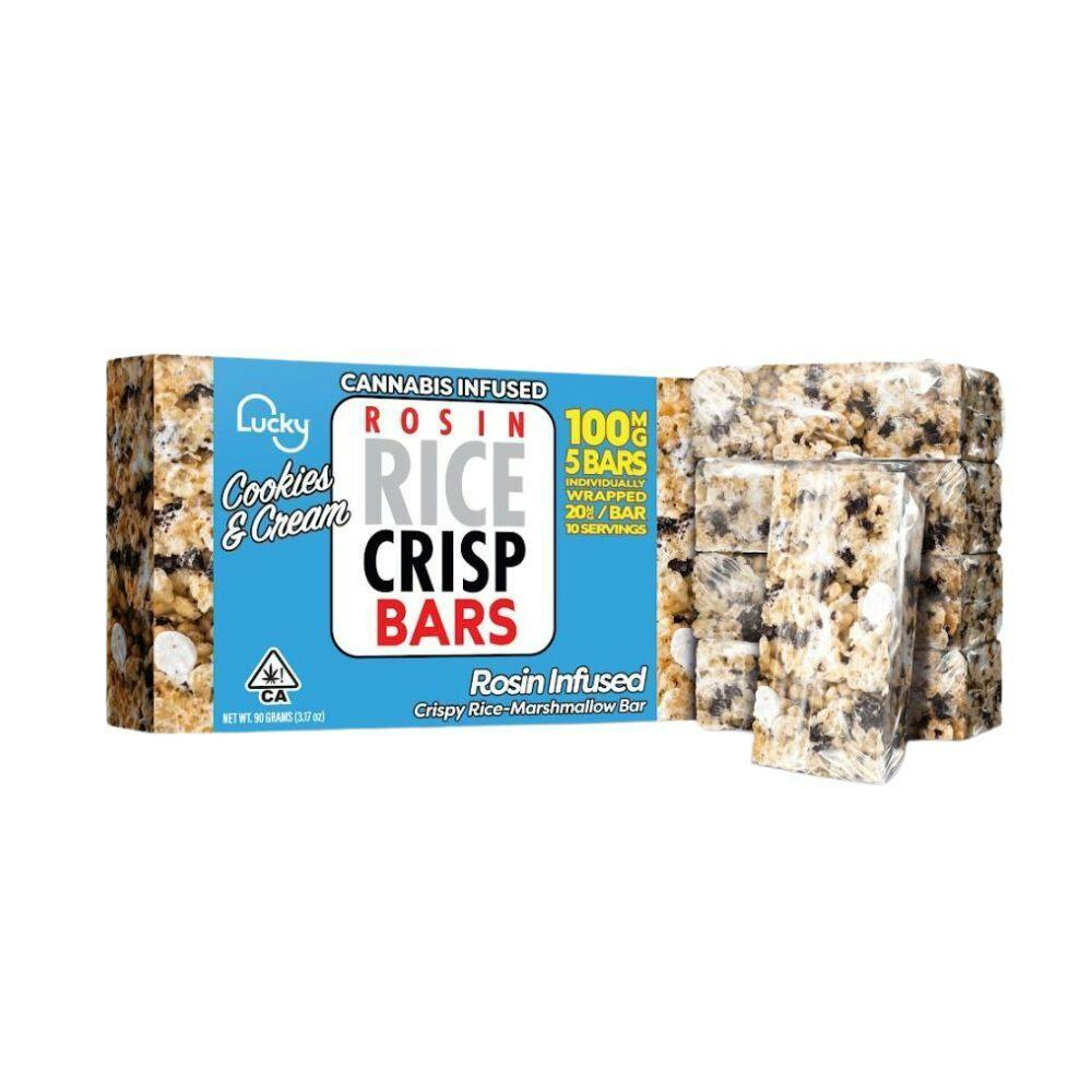 Crispy Rice Bars with Rosin - Cookies & Cream - 100mg