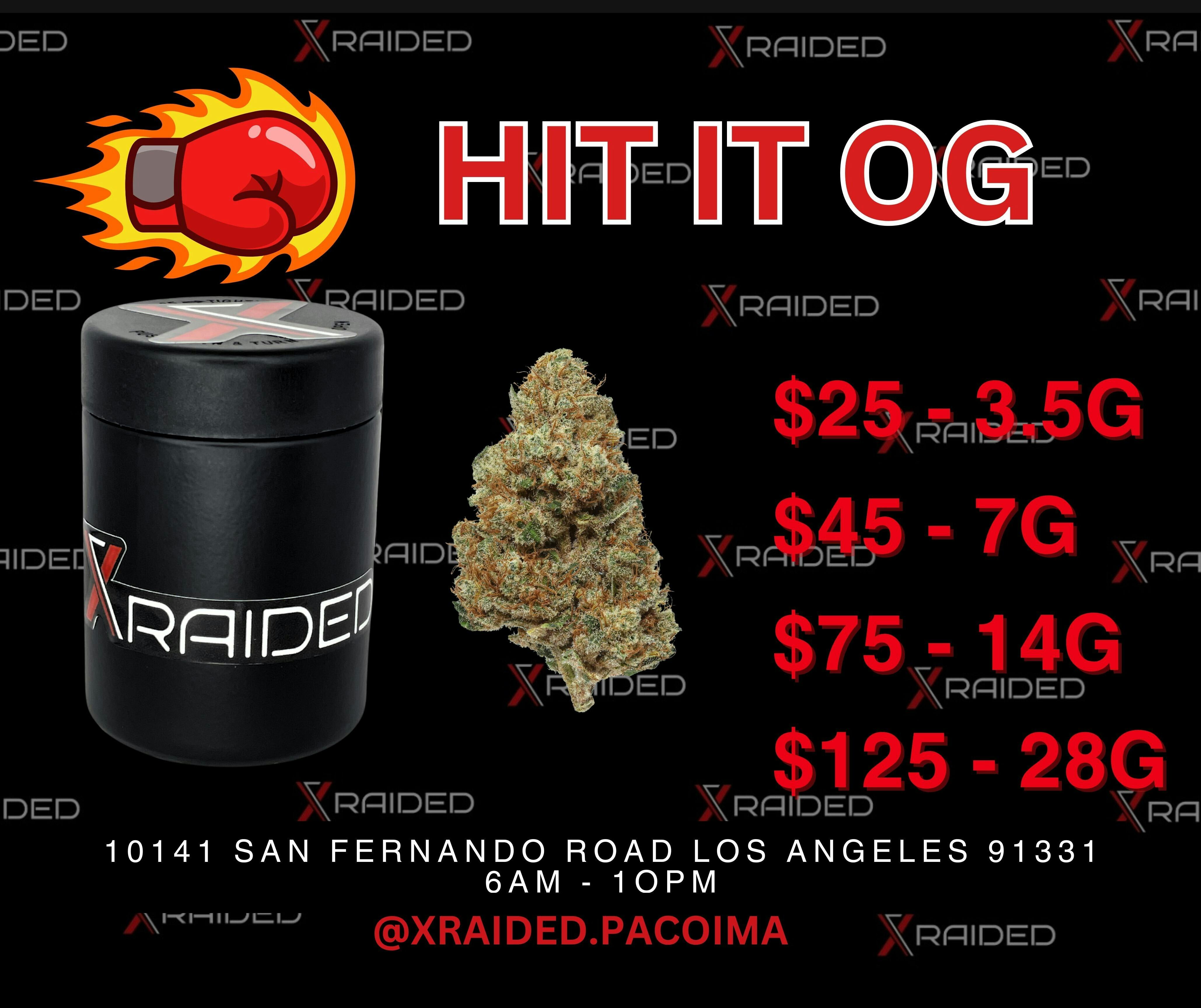 XRAIDED HIT IT: OG 3.5