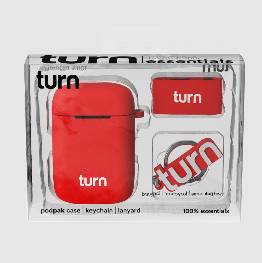 TURN PODPAK CASE - RED