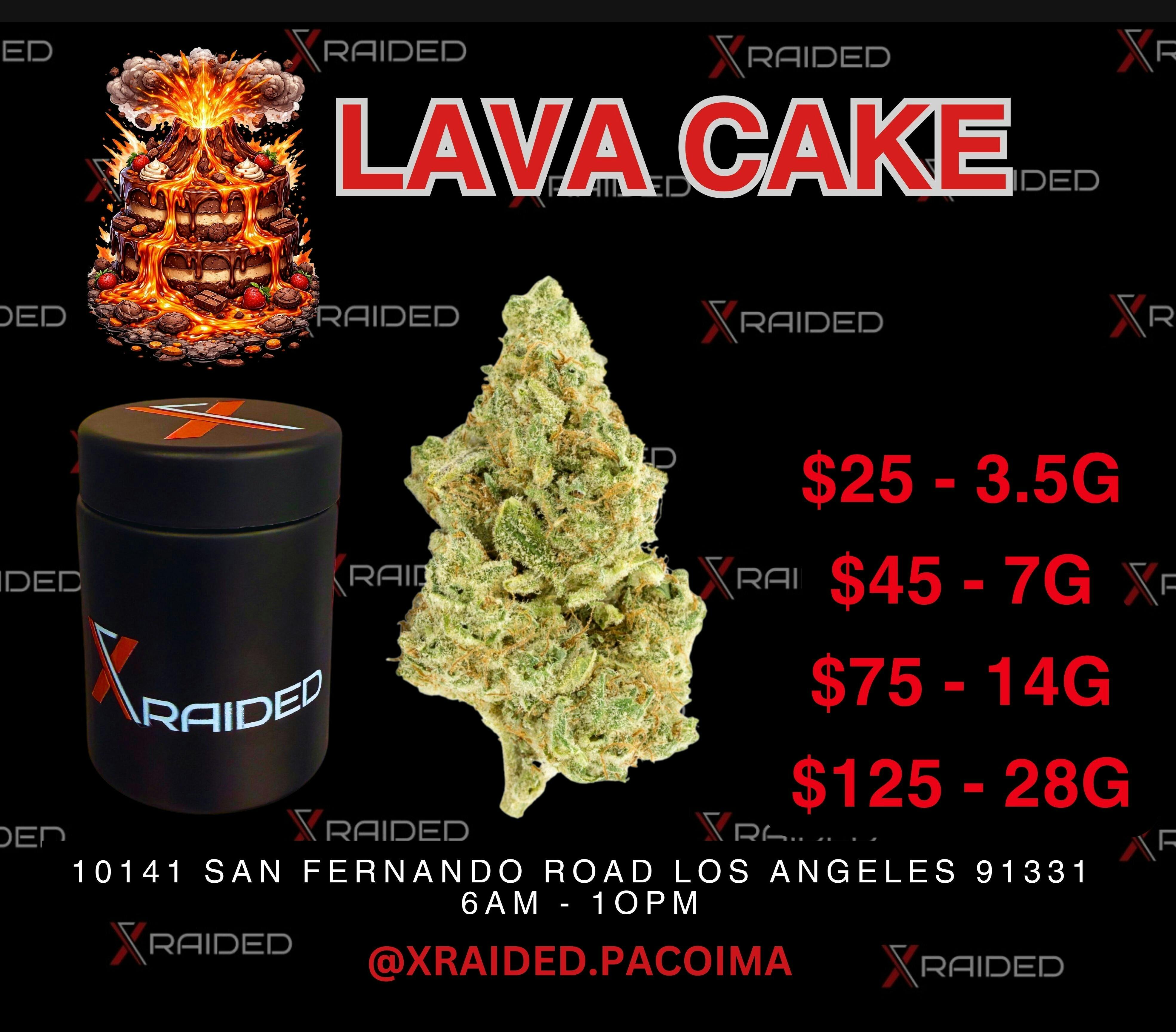 XRAIDED LAVA CAKE — XRAIDED LAVA CAKE 3.5G