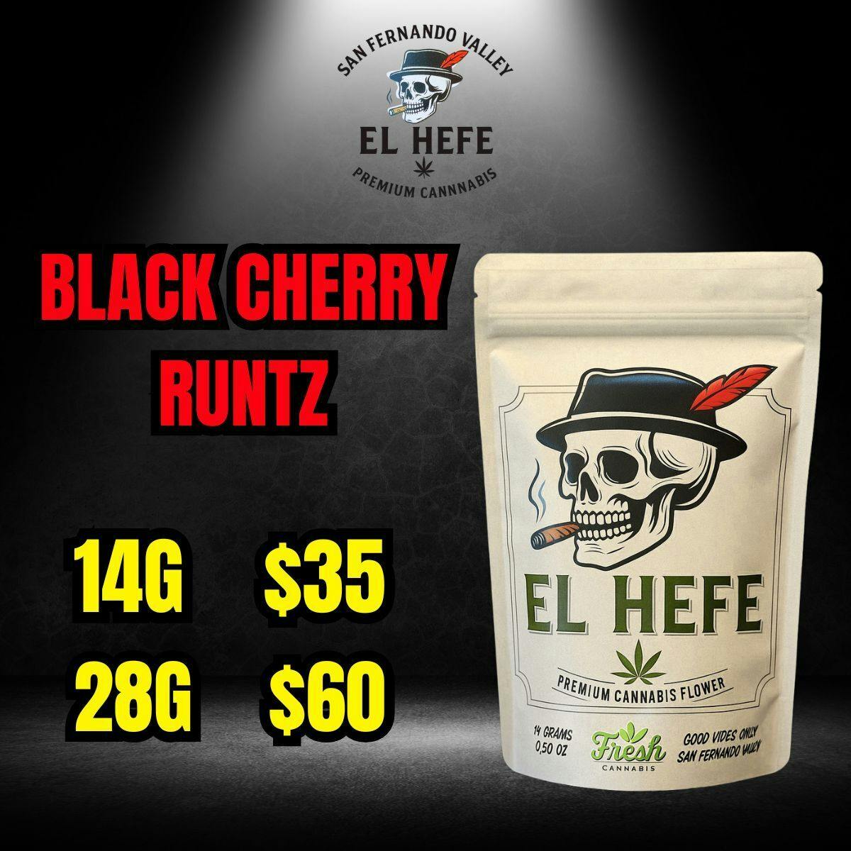 EL HEFE BLACK — Cherry Runtz