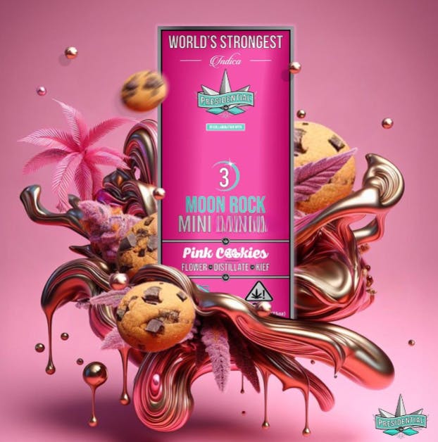 Presidential Moon Rock — Mini Pink Cookies