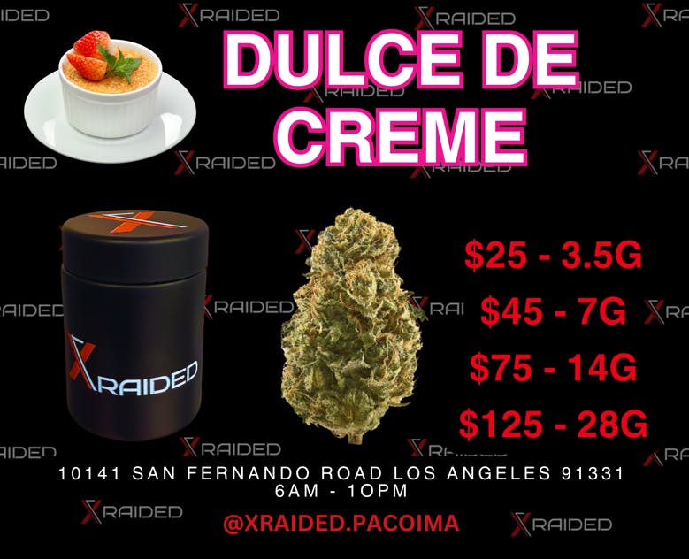 XRAIDED DULCE DE — Creme