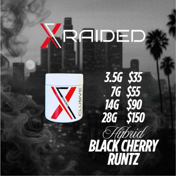 XRAIDED BLACK CHERRY — Runtz