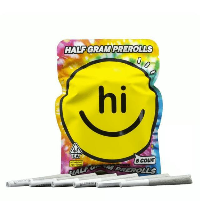 Hi Canna - Preroll 6pk Sour Popz - 3 g
