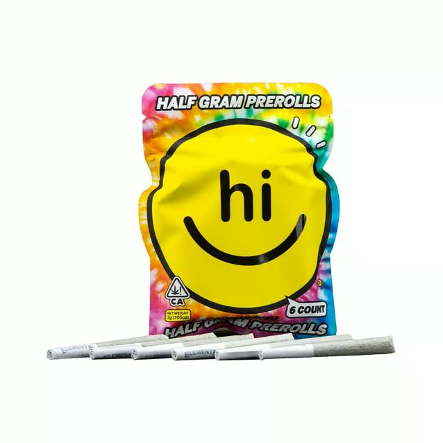 Hi Prerolls - 6 Pack (0.5g) - Kakigori
