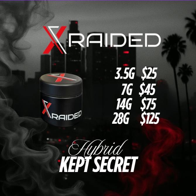 XRAIDED KEPT SECRET 7G