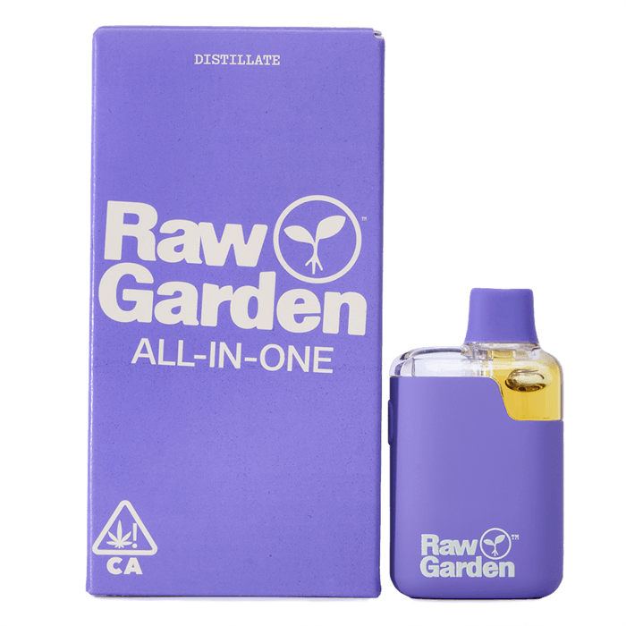 Raw Garden™ - Grandaddy Purple Distillate All-In-One Vape - 1 g