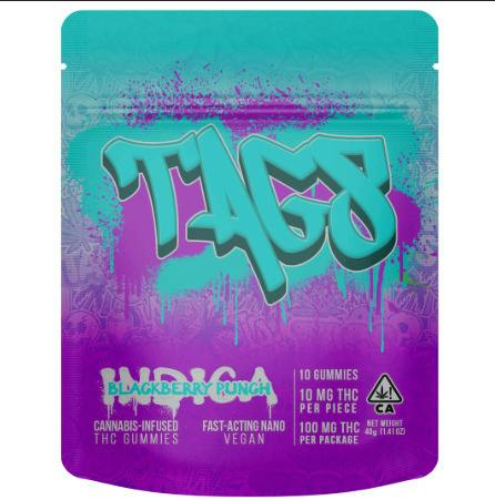 TAGS - Cherry Coma (Sleep) 3CBN:2THC:1CBD Gummies (300mg)