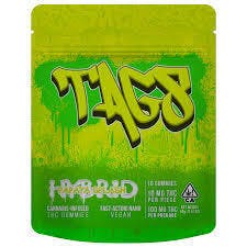 TAGS - Papaya Splash (Hybrid) Gummies (100mg)