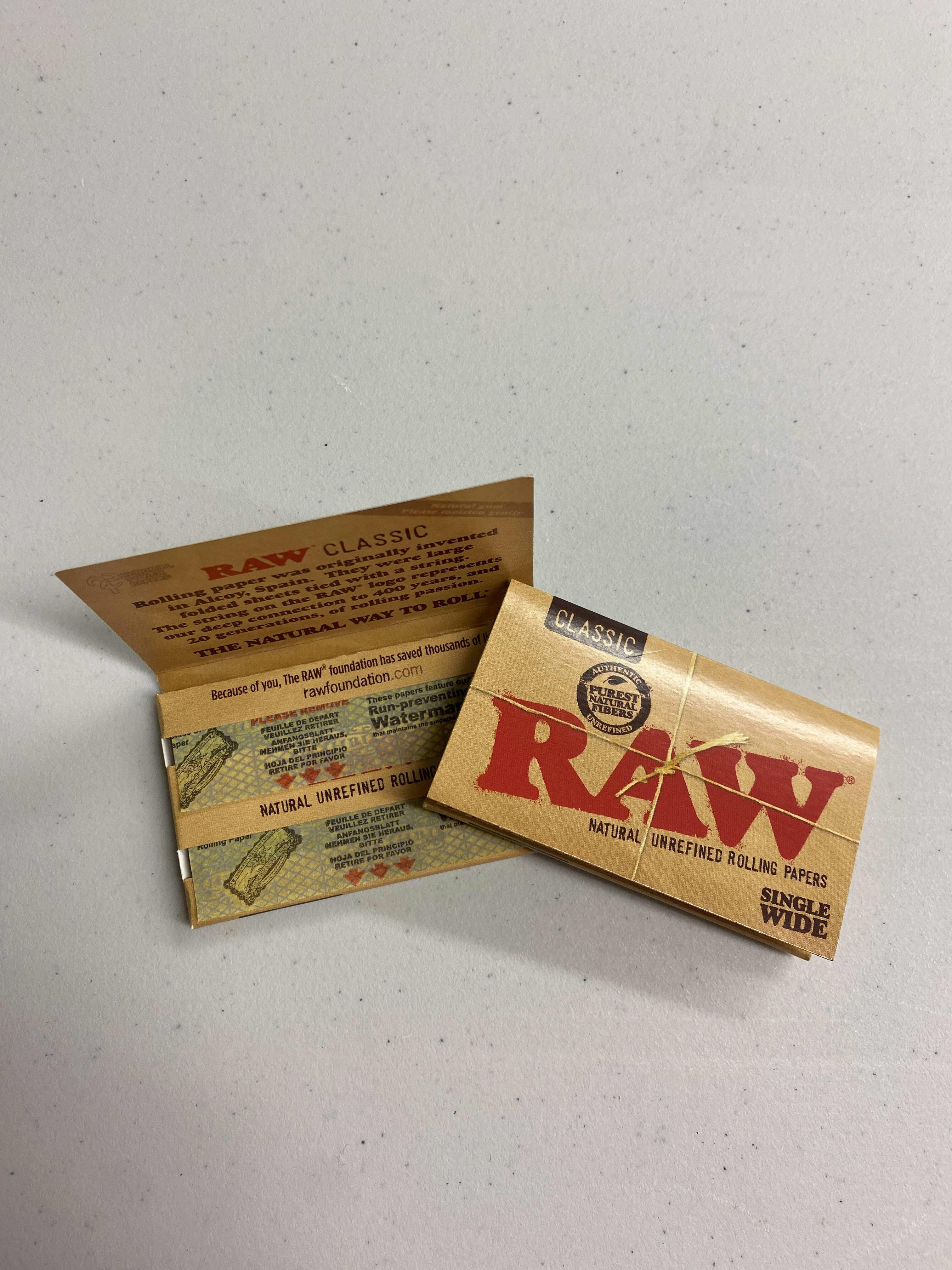 Raw Organic Single Wide