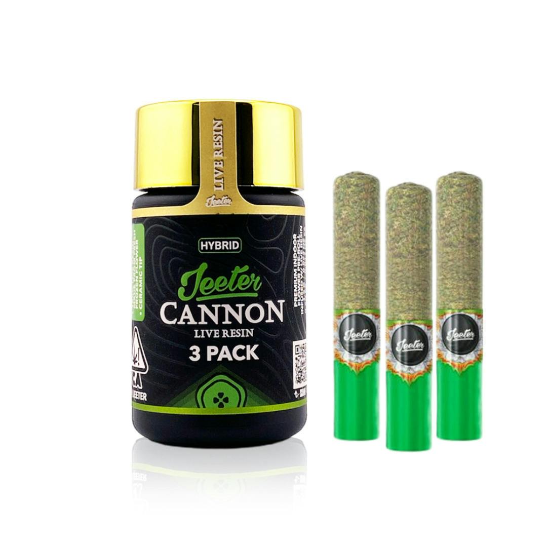 Jeeter | Tropaya Live Resin Infused Cannons | 3x0.5g