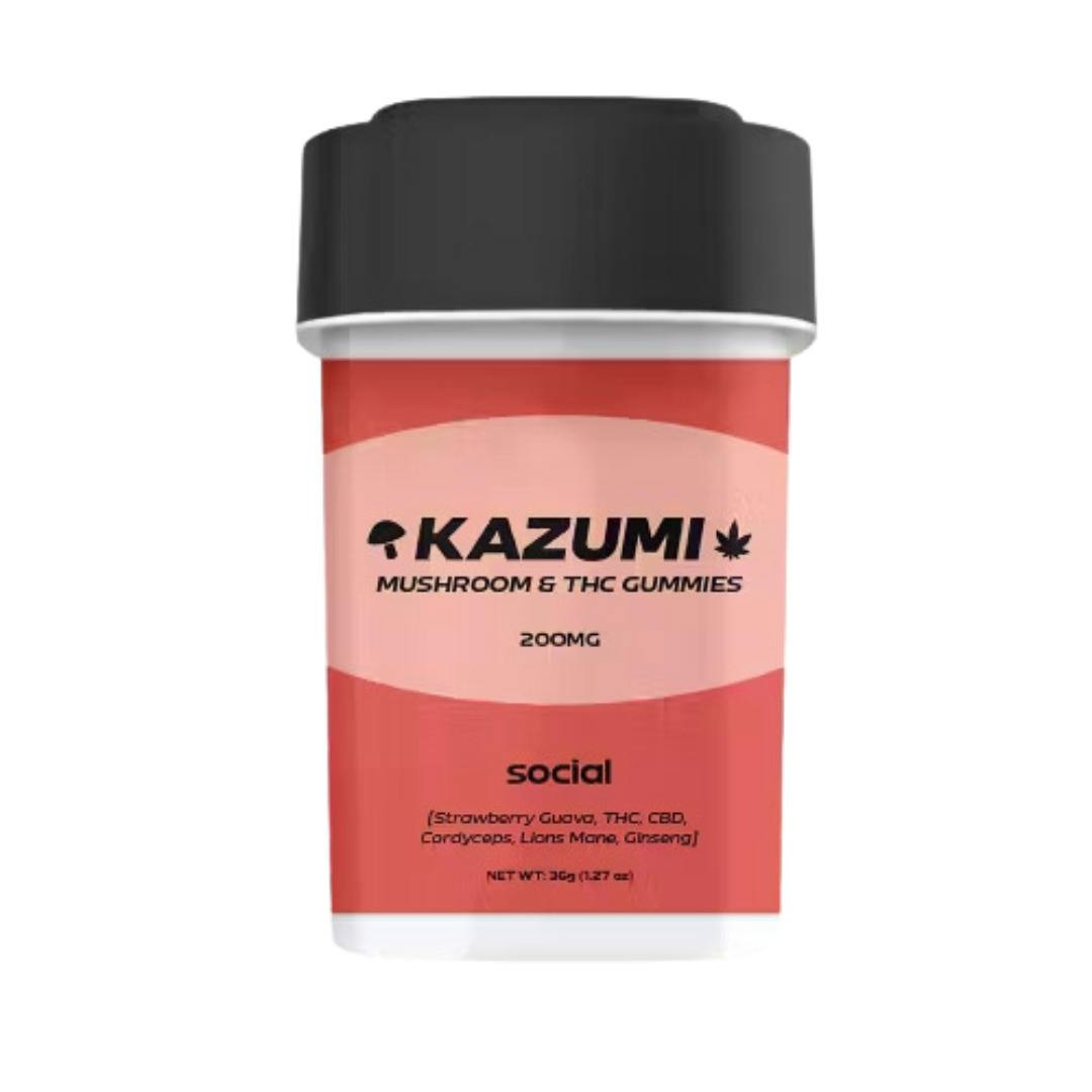 Kazumi | Social Strawberry Guava Gummies | 20:5 THC:CBD