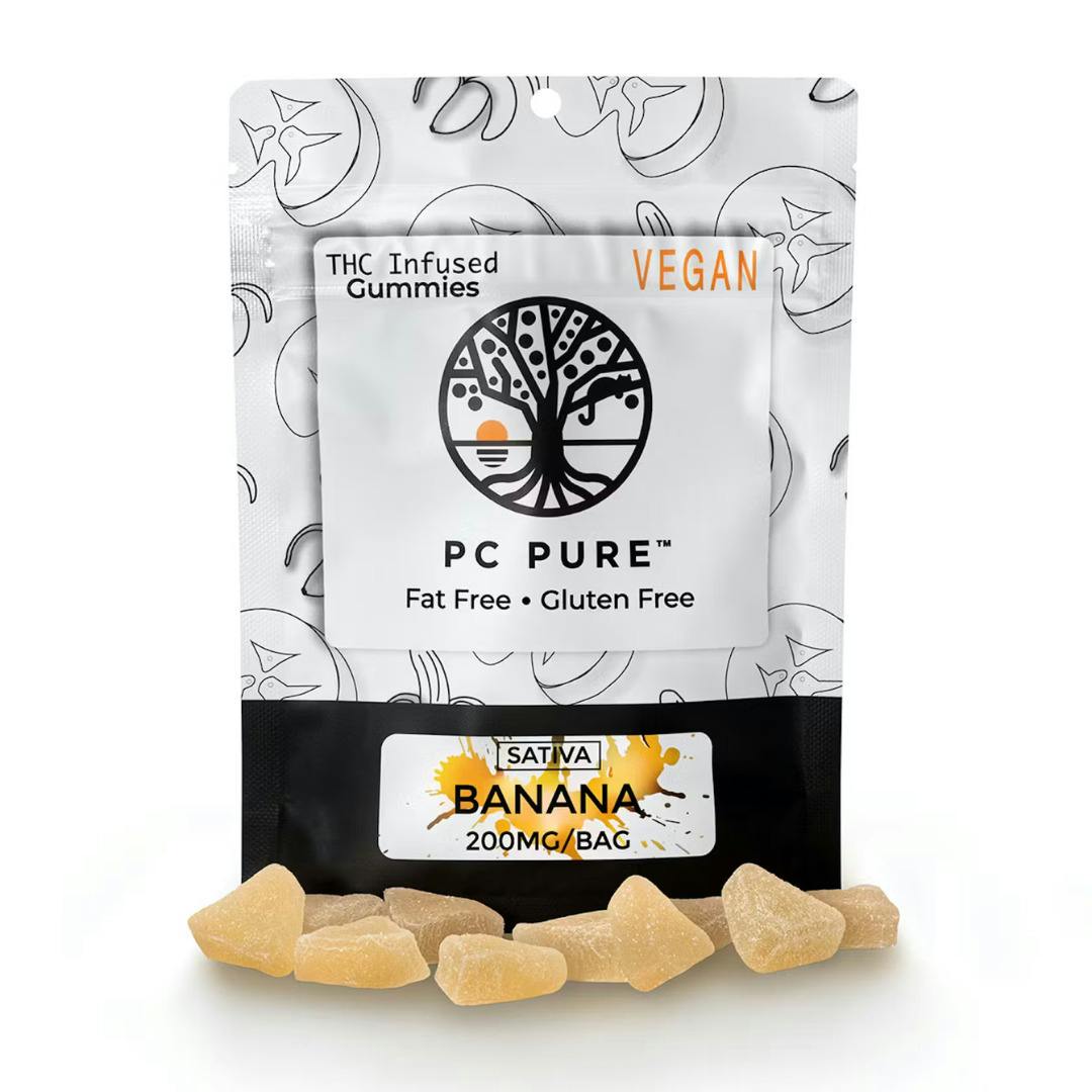 PC Pure | Banana Gummies | 10x20mg