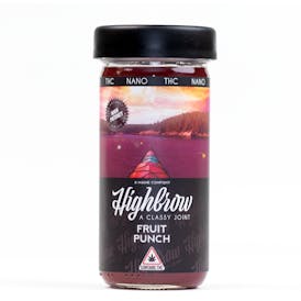 Highbrow | High Dose | Fruit Punch | Hash Rosin Nano Infused | Drink | 8oz.