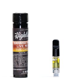 Highbrow | Banana Shack | Live Resin | 1g Cartridge.