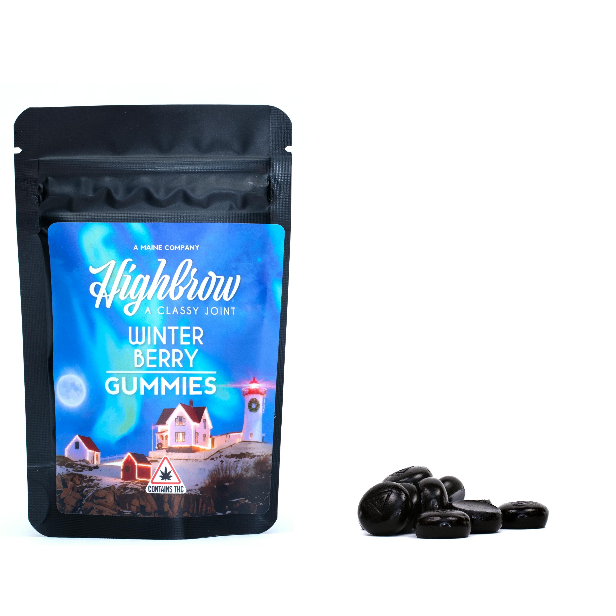 Highbrow | Winterberry | Gummies | 100mg.