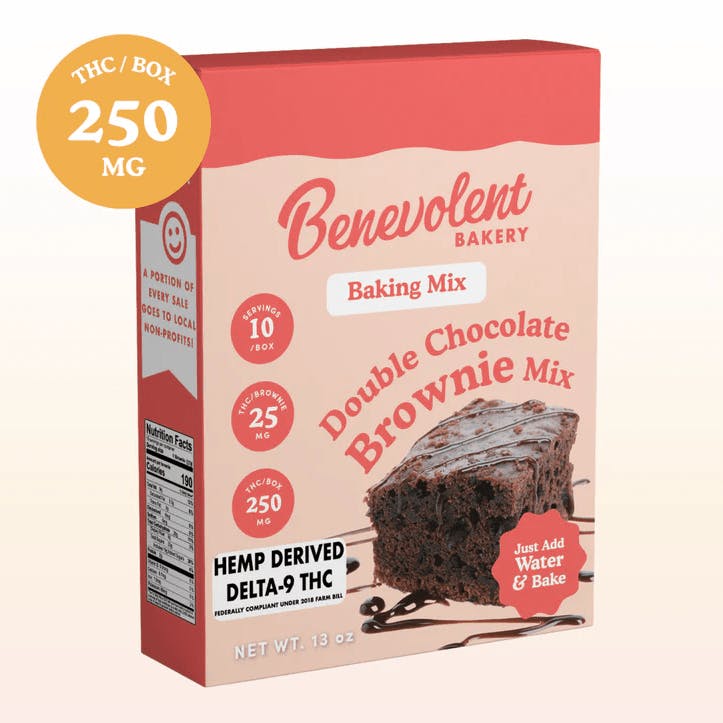 Benevolent Bakery - 250mg - Double Chocolate Brownie Mix