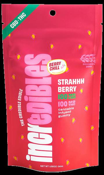Incredibles - Strahhhberry - 1:1 - 10mg Chews
