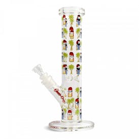 Cheech & Chong Glass 12" Tall Weekday Collectable Full Wrap Decal