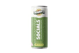 Sunnies Socials - Lemon Lime - 10mg Sparkling Water
