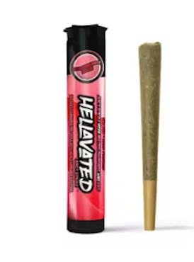 Hellavated Juicy Stickz - Strawberry Haze - .75g Infused Preroll