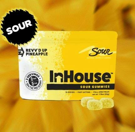 In House - Sour Pineapple - 40mg Fast Acting Chews