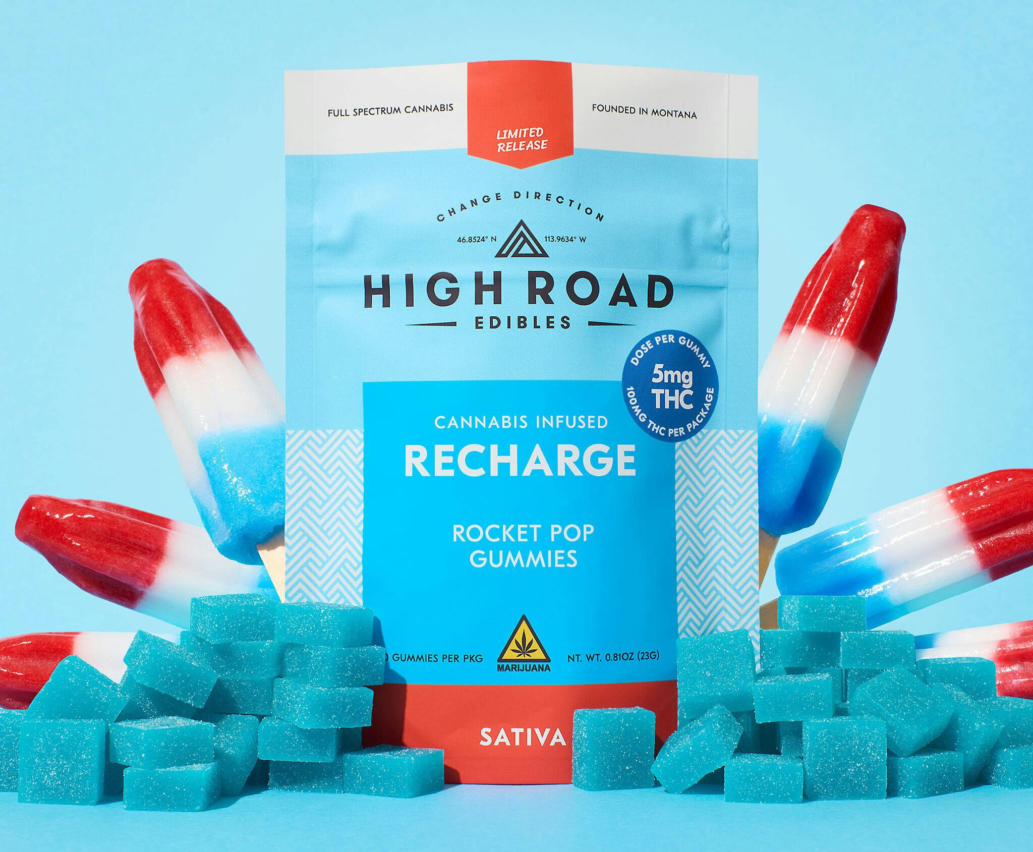 High Road | Recharge Rocket Pop Gummies | 20pk