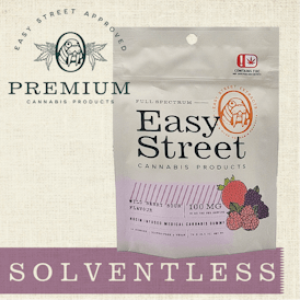 100mg Easy Street Indica Gummies - Wild Berry Sour